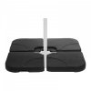 Podstawa pod parasol ogrodowy - 50 x 50 x 6 cm - 4 szt. UNIPRODO 10250157 UNI_UBASE_02